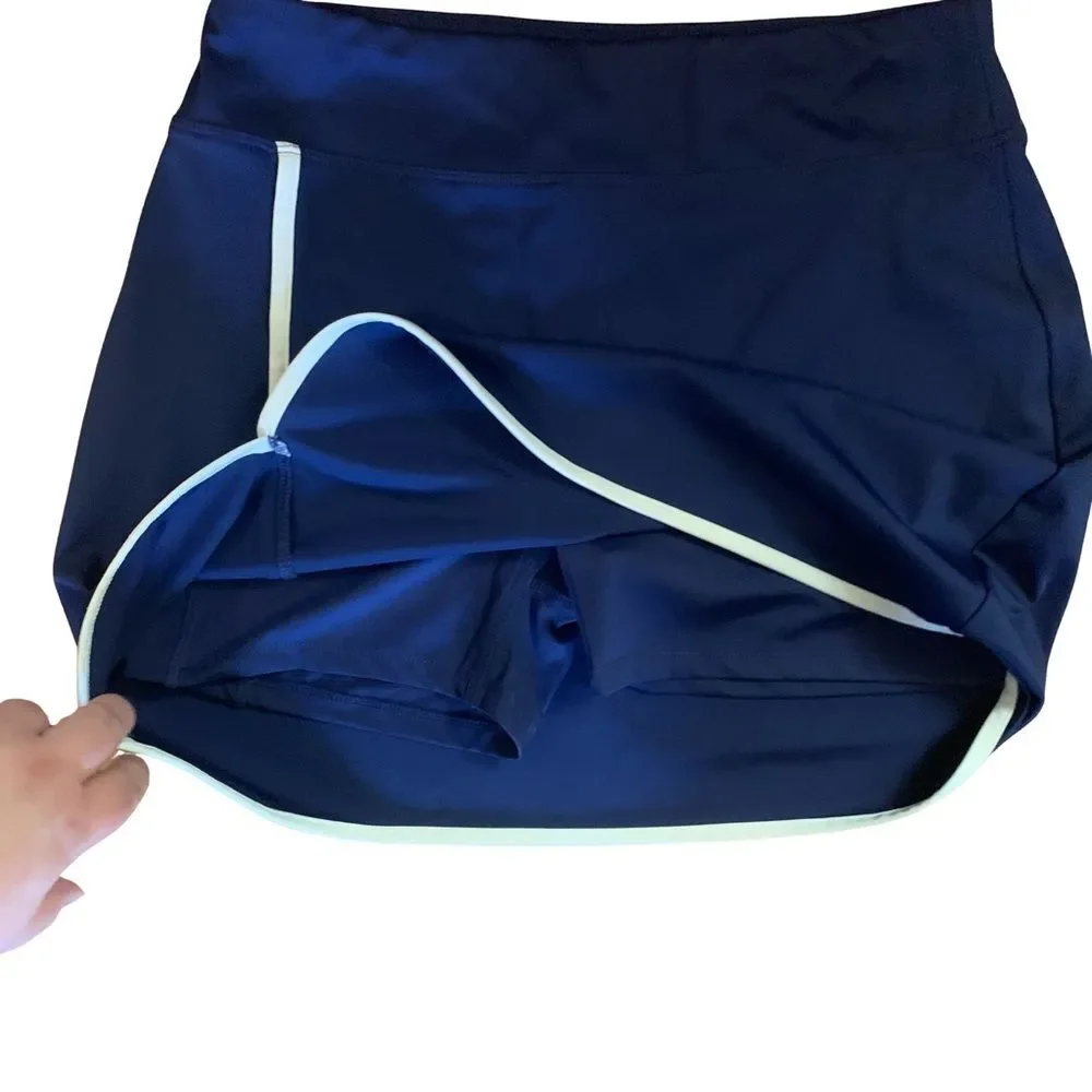 Tommy Bahama Tennis Skort in Blue with White Trim Size Medium - Picture 4 of 5